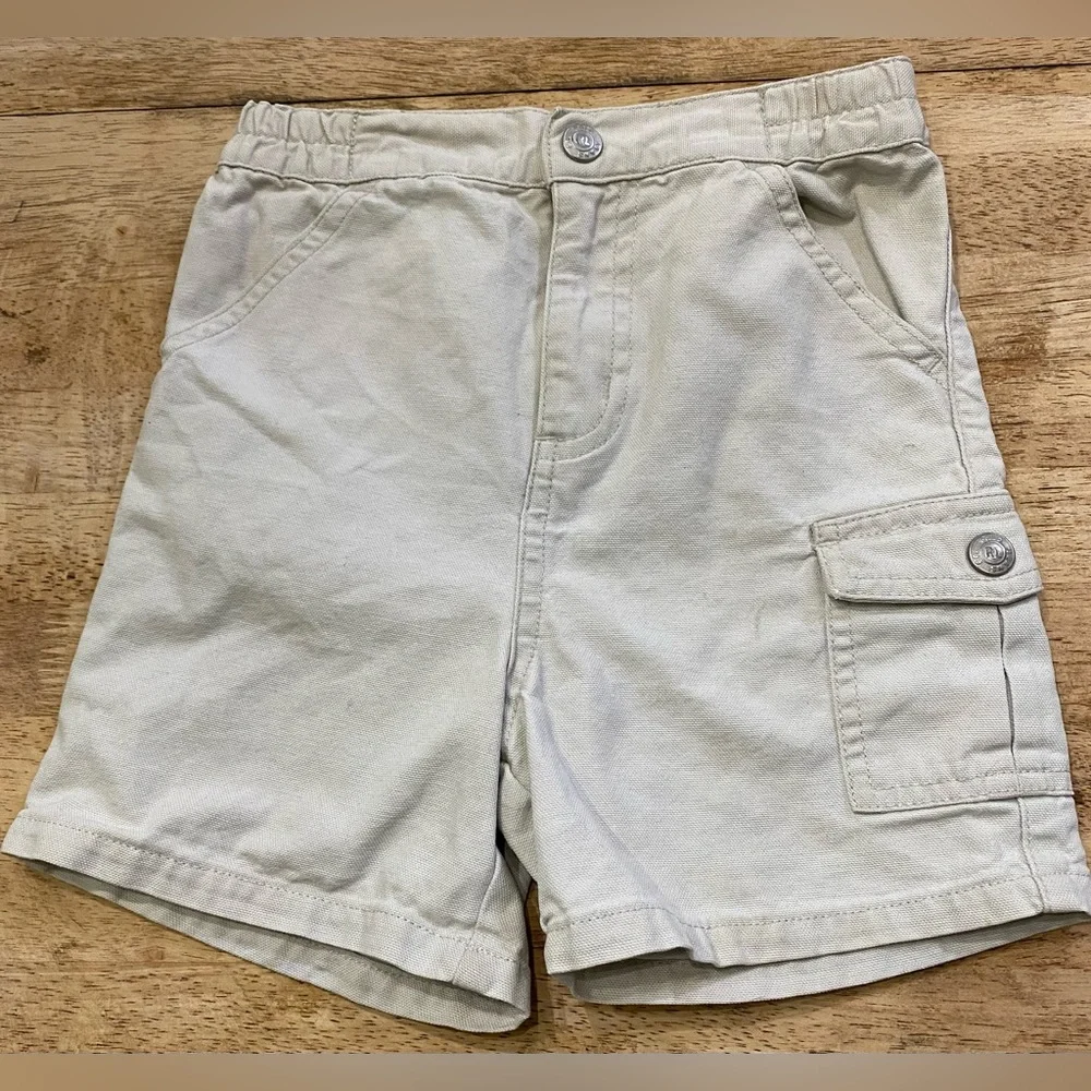 Vintage Ralph Lauren Polo Jeans Co. Boy’s‎ Size 4T Khaki Cargo Shorts